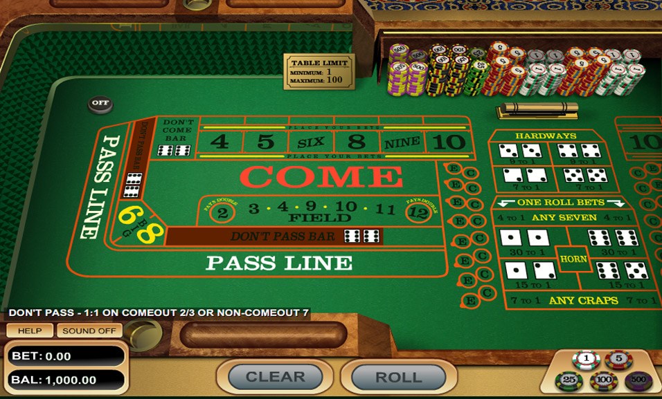 Don't Pass Line Bets